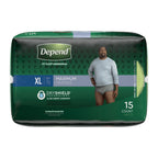 Depend FIT-FLEX Adult Underwear Pull On X-Large Disposable Heavy Absorbency, 47930 - CASE of 30