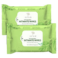 Azah Intimate Wipes For Women | Antibacterial Vaginal Wipes Pack Of 40 | Ph Balanced Feminine Wipes | All Natural Ingredients Fo