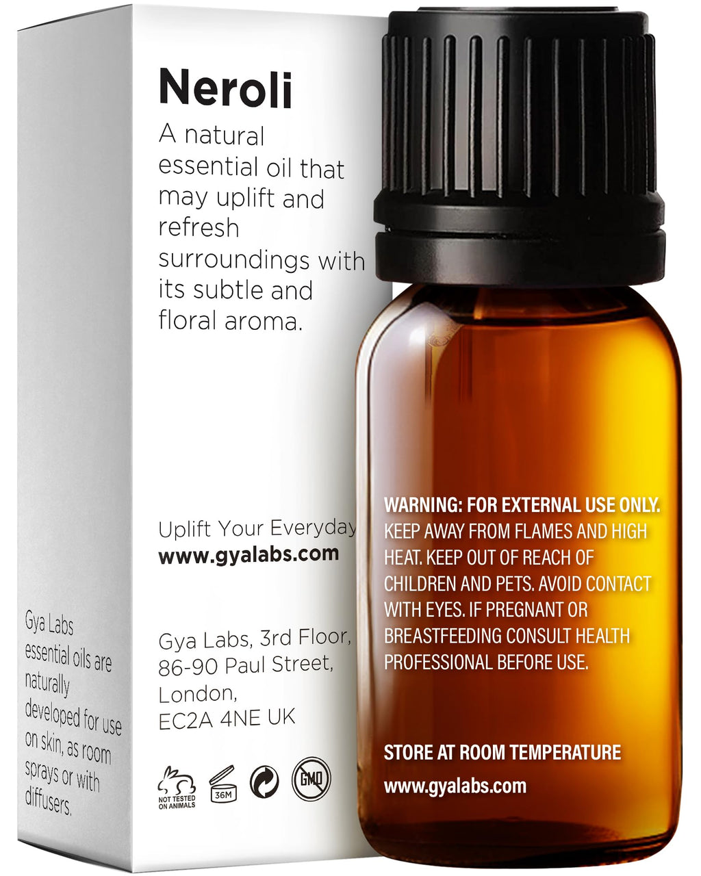 Gya Labs Neroli Essential Oil for Diffuser - Natural Fragrance Neroli Oil for Skin, Aromatherapy, Soap & Candle Making - Freshly