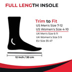JobSite Odor Stop Insoles - Activated Charcoal Insoles - 2 Pairs
