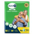 Karein Classic Adult Diaper Tape M Size, Medium, Waist (75100 Cm 3040), 10 Unit, Long Protection Hour, Unisex, Quick & Even 