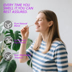 Nasal Inhaler Stick Set of 4 - Natural Essential Oil Nasal Sticks for Breathing, Focus & Relaxation - Portable Aromatherapy Nose