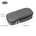 Goldwheat Insulin Cooler Travel Case with 2 Ice Packs Diabetes Medication Organizer Bag Medical Insulation Cooler
