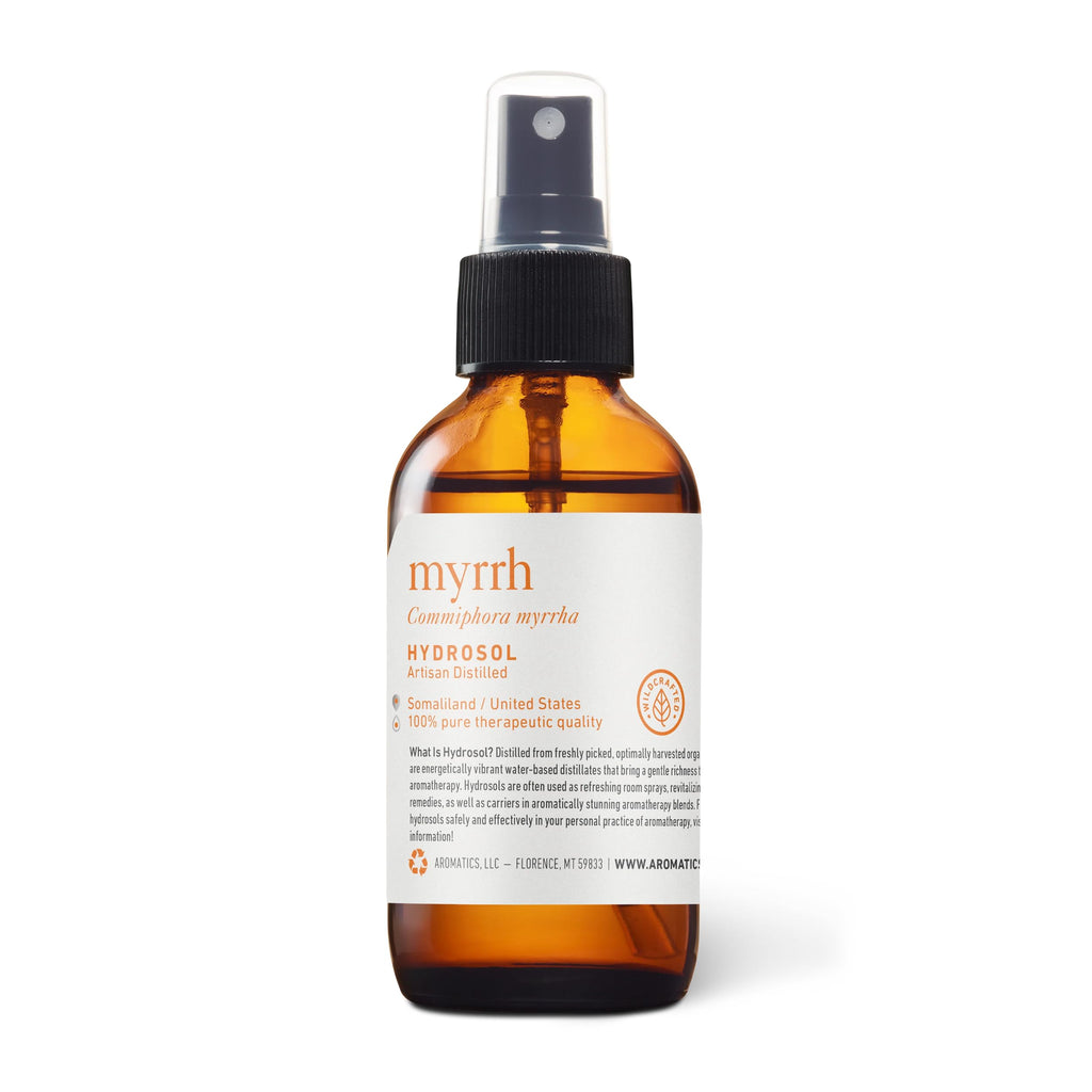 Aromatics International Myrrh Hydrosol 100ml | Resinous Aromatic Spray for Spaces