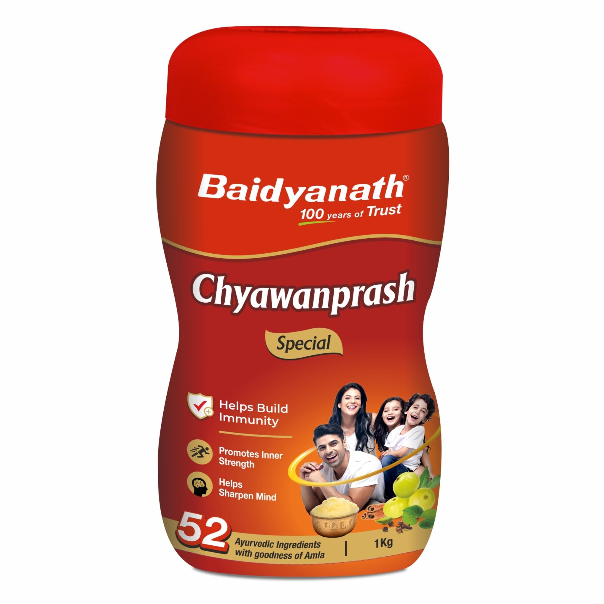 Baidyanath Ayurved Chyawanprash Special1 Kg | Enriched With 52 Essential Herbs & Minerals | Excellent Immunity Enhancer | Energ