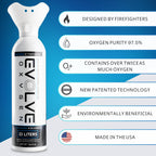 EVOLVE 22-Liter Pure Oxygen Canister with Breathing Cup | Portable Oxygen Can | Ideal for Home Use and Outdoor Activities | Desi