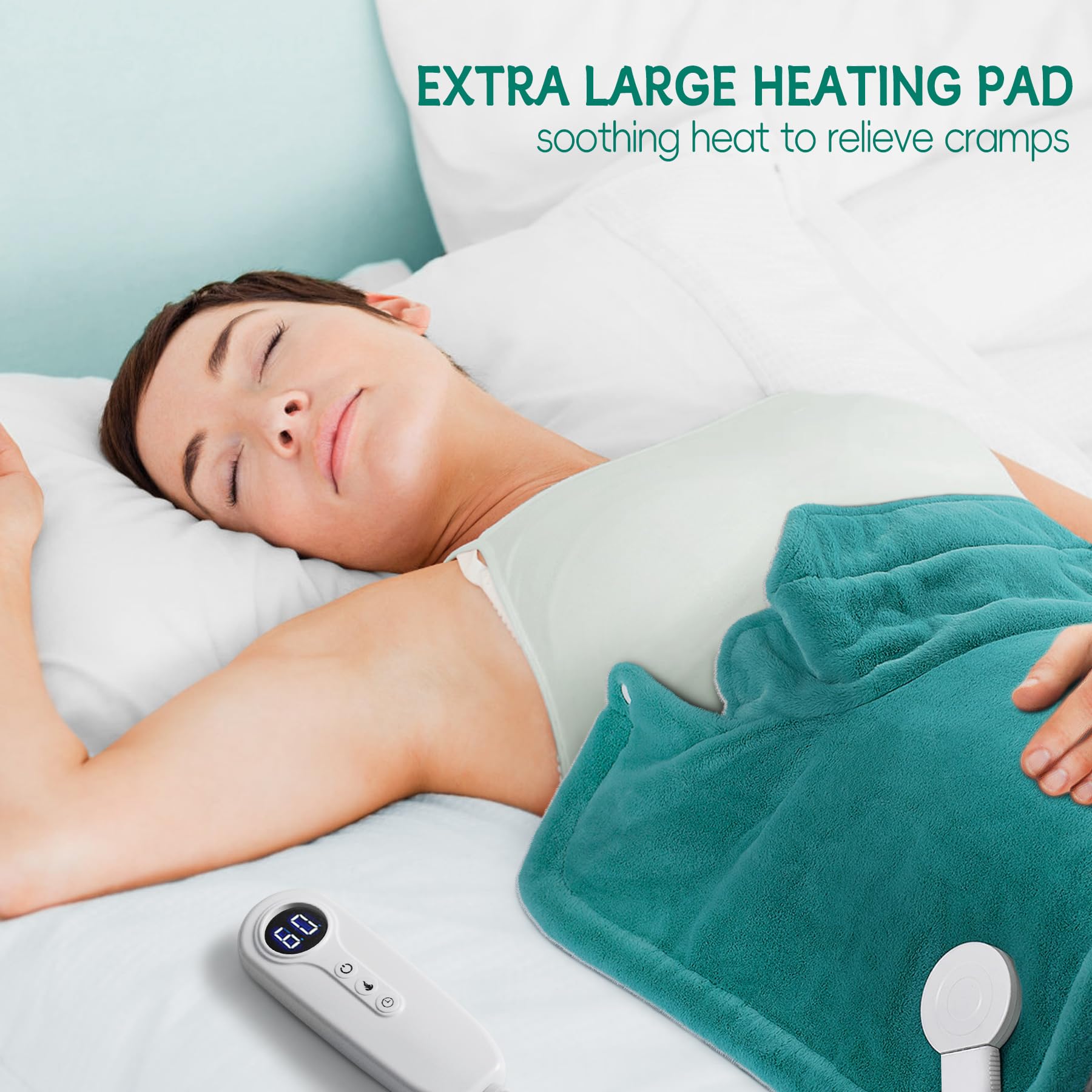 Mothers Day Gifts for Mom from Daughter or Son, IZZUBIZ Christmas Gifts for Women, Mom, Neck Shoulder Heating Pad Gifts for Men,