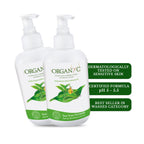 Organic Intimate Wash with Tea Tree Oils & Leaf Extracts, Gentle Cleansing Feminine Wash for Women with Sensitive Skin, Soothing