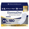 NorthShore EternaDry Booster Pads for Men and Women with Adhesive, X-Small, Case/180 (6/30s)