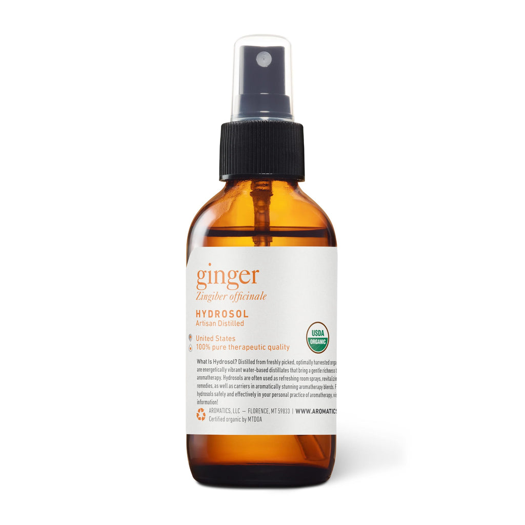 Aromatics International Ginger Hydrosol 100ml | Warm Aromatic Spray for Daily Use