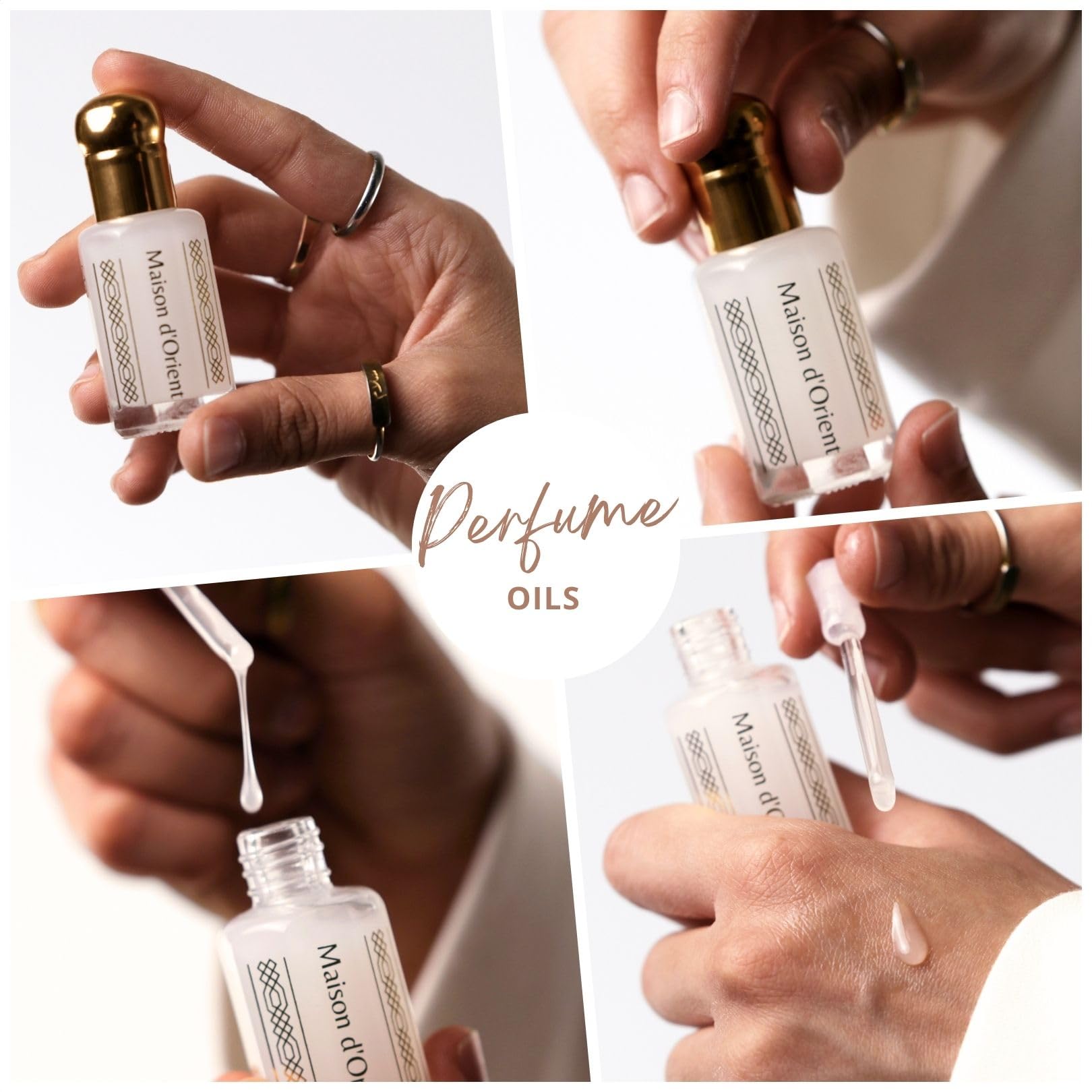 Jasmine 12  mL Perfume Oil for Women and Men in Traditional Attar Style Cologne. Great Gift Party Favor and Body Oil - Alcohol