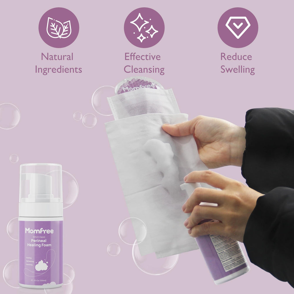 Postpartum Essentials Recovery Kit: Labor Delivery Post Partum 13 PCS Recovery Mom Care Set - Upside Down Peri Bottle | XL Dispo