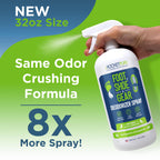 Rocket Pure Natural Odor Eliminator - Foot & Shoe Deodorizer Spray, Gear Odor Eliminator - Removes, Controls & Prevents Odors -