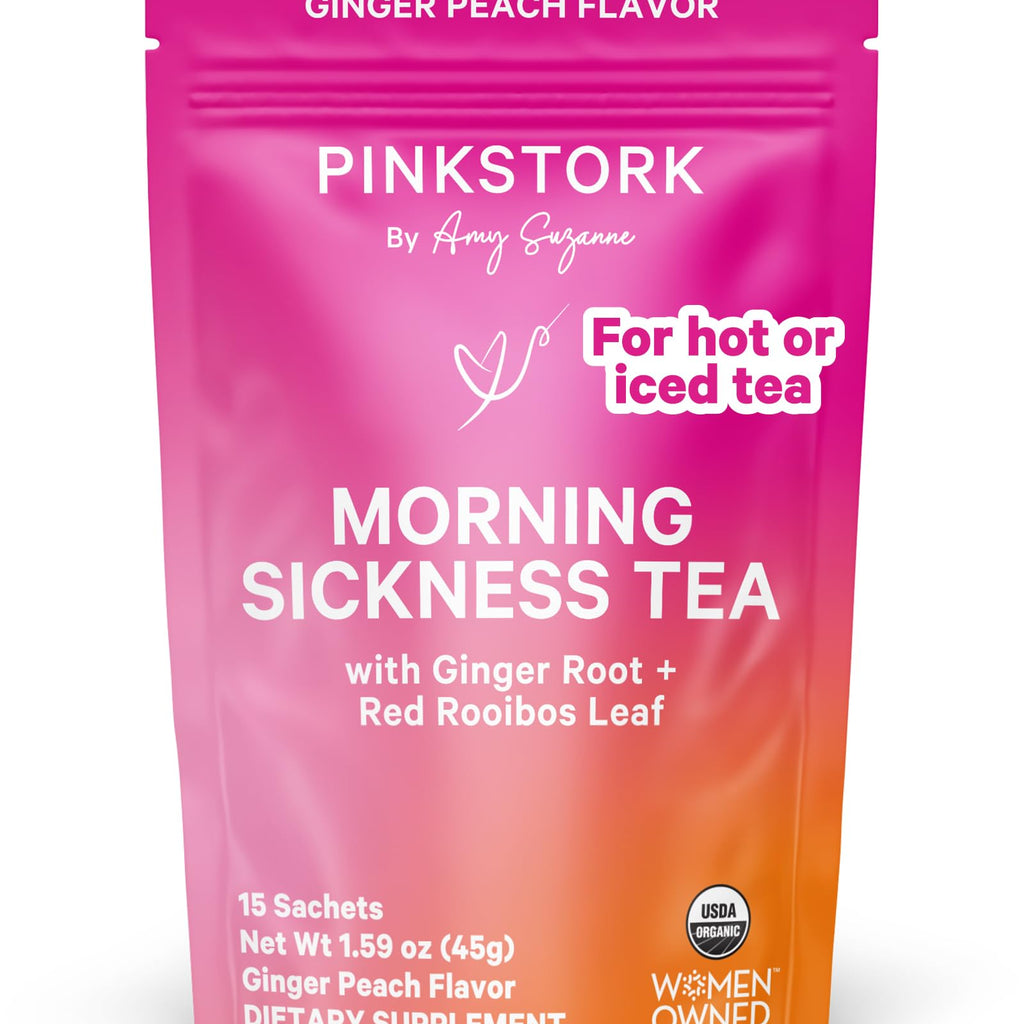 Pink Stork Organic Morning Sickness Pregnancy Tea - Hot or Iced Tea ...