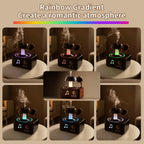 Aromatherapy Diffuser Oil Humidifier with Essential for Home, 250ml Rain Ultrasonic Aroma Diffuser. 7 Colors Light Waterless Aut