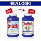Brioschi Italian Lemon Flavored Effervescent Heartburn, Upset Stomach, Acid Indigestion, 8.5 oz bottle