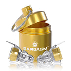 Eargasm High Fidelity Earplugs with Gold Filters - Reusable Noise Reduction Hearing Protection Ear-Plugs with Carrying Case for 
