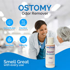 Safe n Simple Assure C - Clear Lubricating Ostomy Pouch Deodorant - Colostomy Bag Odor Eliminator - Colostomy Deodorizer Lubric