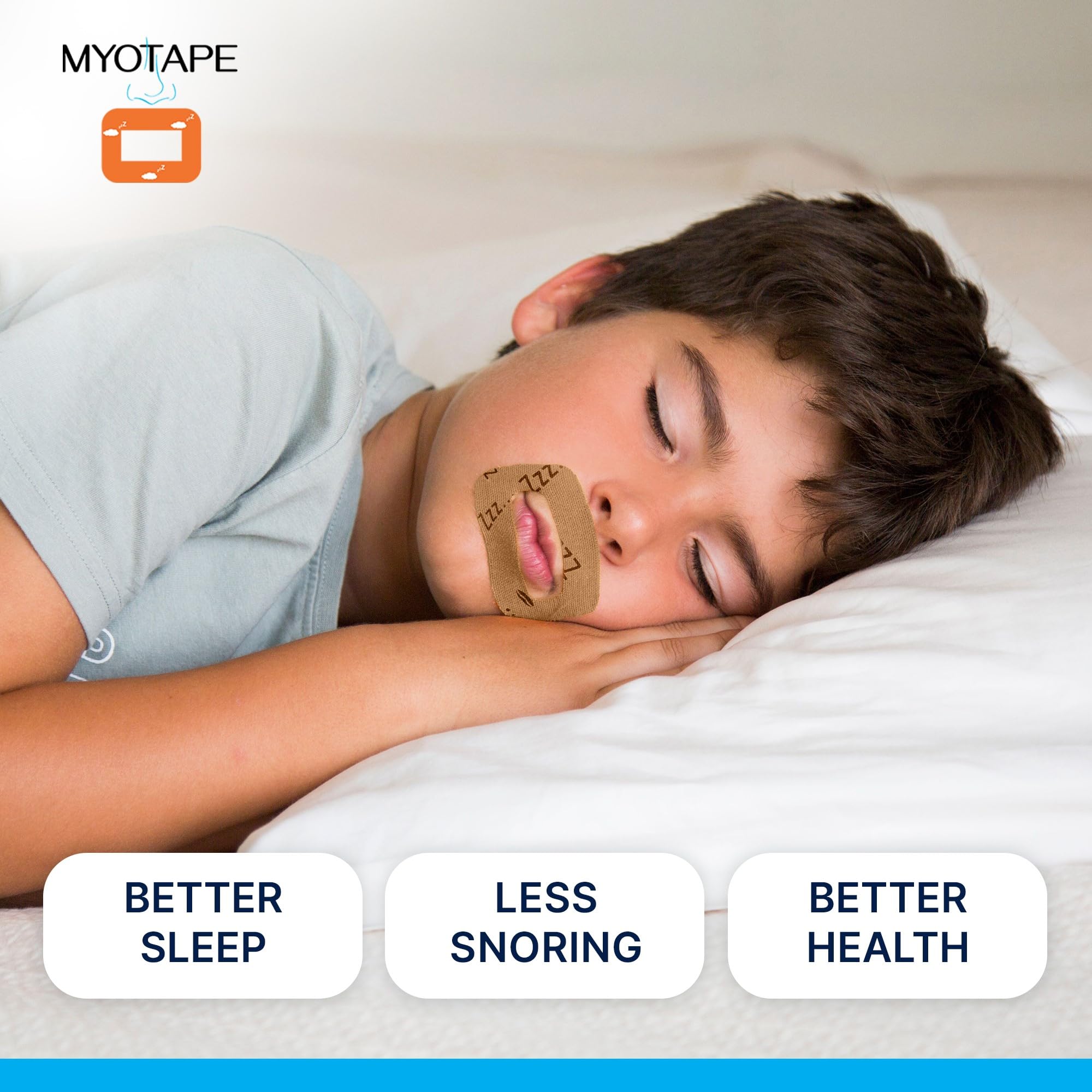 MyoTape Sleep Strips for Kids - Alternative to Mouth Tape for Children- Improves Kids Sleep Quality - Promotes Nasal Breathing -