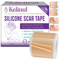 Silicone Scar Sheets, Silicone Scar Tape Roll, (16A x 60ARoll), Reusable, Professional Scar Removal Sheets for c-Section, Surger