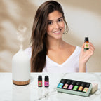 Essential Oils Set-Top 6 Organic Blends for Diffusers,Candle Making,Aromatherapy,Humidifiers,Gifts - Peppermint,TeaTree,Lavender