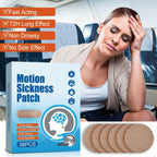 ZLYDG Motion Sickness Patch, 72 PCS Sea Sickness Patch for Cruise,Dizziness Resulted from Travel of Cars, Ships, Airplanes (1 Bo