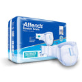 Attends Stretch Adult Disposable Briefs, Medium/Regular, 31-52 Waist with Tab Closure, Ultimate Absorbency with Dry-Lock Contain