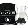 Shungite Raw Crystals and Healing Stones, Natural Rocks for Tumbling and DIY Raw Stones and Crystals (1 LB)