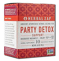 Herbal Zap Party Detox Instantly Dissolving Ayurvedic Herbal Supplement to Soothe, Calm, Restore. 1 Box of 10 Packets