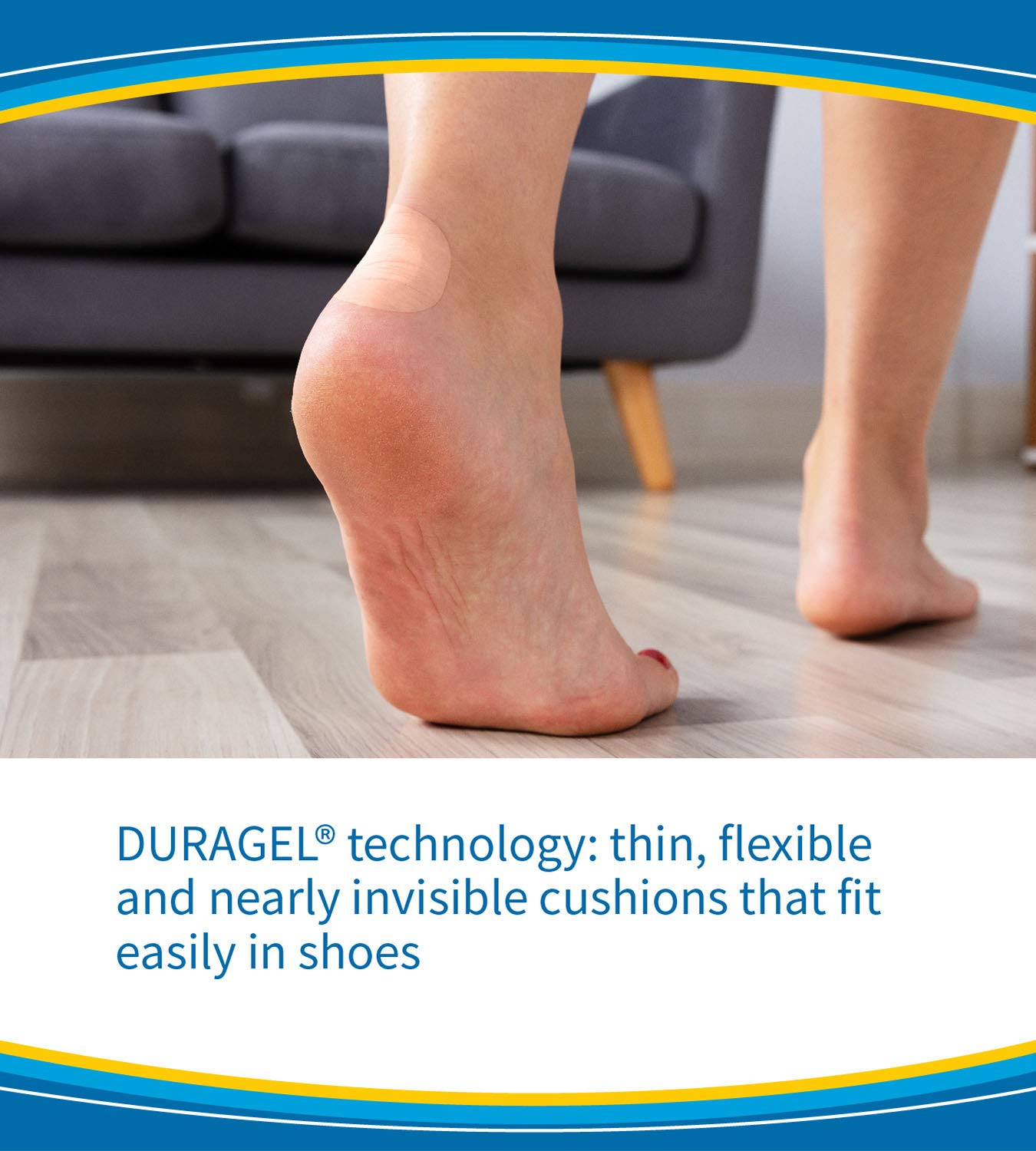 Dr. Scholl's Blister Cushion with Duragel Technology, 6ct // Heal and Prevent Blisters with Cushioning That is Sweat-Resistant,