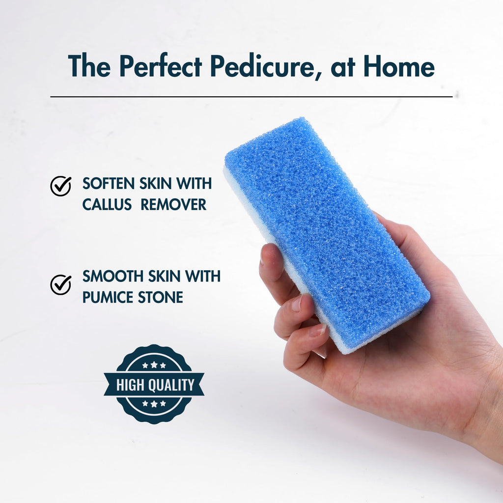 DeEnti Pumice Stones, Pack of 6 Professional Grade Pumice Stone for Feet, Salon Quality Foot Callus Remover, Double Sided Foot S