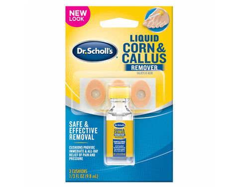 Dr. Scholl's Liquid Corn & Callus Remover,.33 oz. (3-Pack)