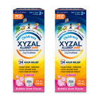 Xyzal Childrens Oral Solution, 5 fl. oz., 24-Hour Allergy Relief for Kids, Bubblegum (Pack of 2)