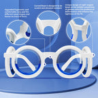 Hion Motion Sickness Glasses,Relieve Carsickness Airsickness Seasickness Ultra-Light Portable Nausea Vertigo Glasse, No Lens Liq
