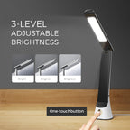 Light Therapy Lamp, 10000 LUX UV-Free LED Sunlight Light, Full Spectrum Mood Light Happy lamp, Touch Control Desk Lamp with Nigh