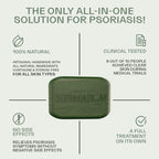 Dermabon Psoriasis Cleanser, Seborrheic Dermatitis & Eczema Soap | Dermatologist Recommended | 2% Coal Tar - Soothes Itching, Re