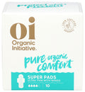 Organic Initiative Organic Super Ultra Thin Pads With Wings, 10 Ct