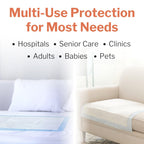 McKesson Classic Underpads, Incontinence Bed Pads 23 x 36 [100 Count], Light Absorbency, Disposable Chux Pads for Adults, Elderl