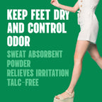 Lotrimin Daily Sweat & Odor Control Medicated Foot Powder - Antifungal Formula for Lasting Relief from Foot Odor, 6.25 Ounce (17