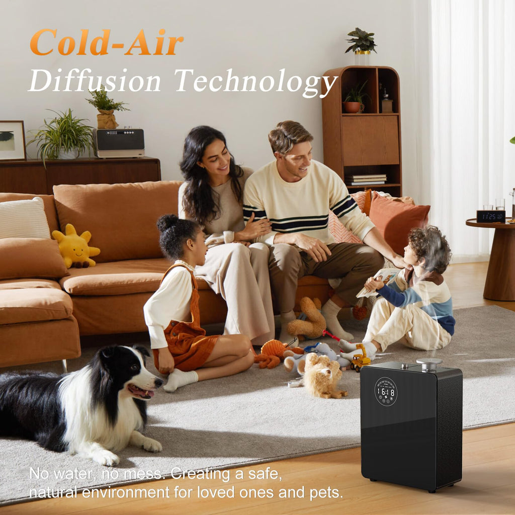 HVAC Waterless Diffuser - Smart Scent Air Machine for Home & Commercial Use, Covers 3000 sq. ft., HVAC or Portable Large Room Wa