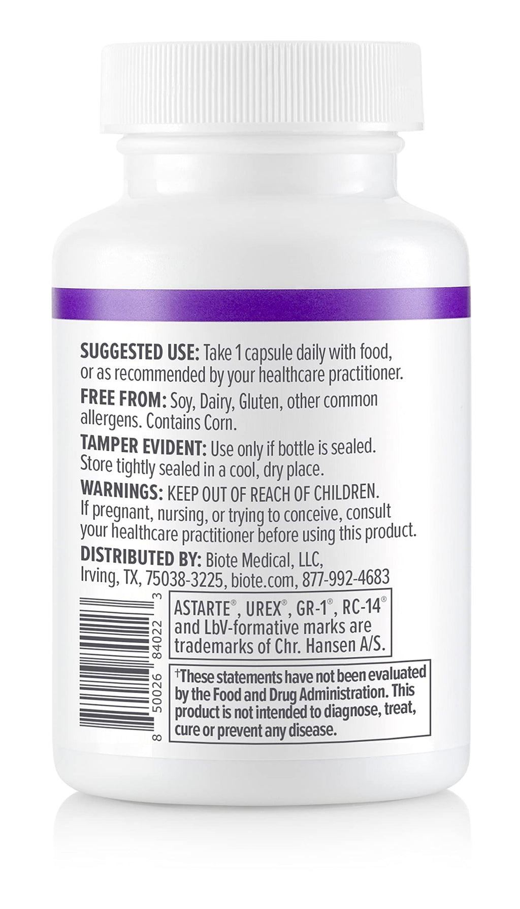 bioTE Nutraceuticals - vH Balance - Vaginal Health + Microbiome Support