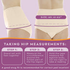Wearever (3-Pack) Womens Beige Cotton Comfort Regular Absorbency 150 ml Incontinence Panties 8X (Fits Hip Sizes: 61-63)