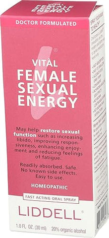 LIDDELL HOMEOPATHIc VITAL FEMALE ENERgY 1 OZ