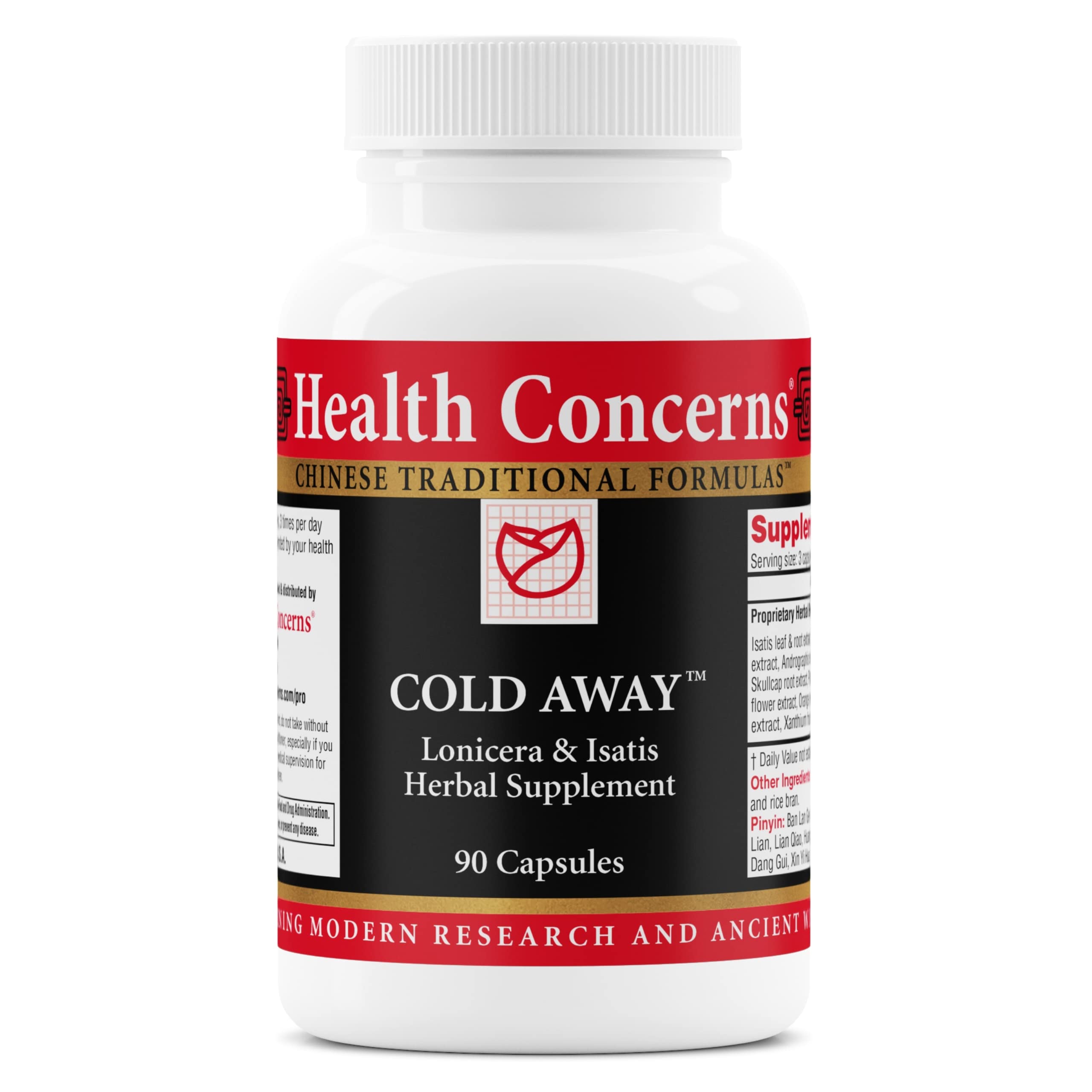 Health Concerns Cold Away - Immune Support & Defense - Vitamin Supplement for Cold & Flu Relief - Immunity System Booster - Lico