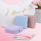 Teircno Period Bag for Women Girls | PU Leather Sanitary Napkin Storage Bag | Cute Pads Bags for Period | Discreet Menstrual Pou