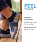 Diabetic and Neuropathy Non-Binding Wellness Socks by OrthoSleeve WC4 Improves Circulation and Helps with Edema