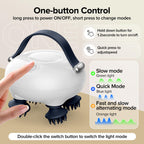 IOOKNA Scalp Massager, Head Massager Scalp, Tangle Resistant Design, 3 Massage Speed, Portable Head Massager, Hair Massagers wit