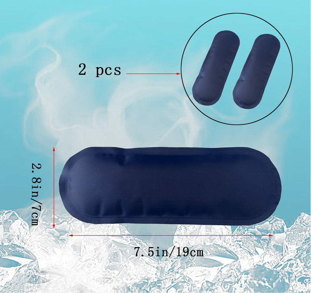 Goldwheat Insulin Cooler Travel Case with 2 Ice Packs Diabetes Medication Organizer Bag Medical Insulation Cooler