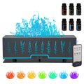WENPHONE Colorful Essential Oil Diffuser, Flame Oil Diffuser, 7 Colors Changing Oil Aromatherapy Diffuser, 200ml Cool Mist Ultra