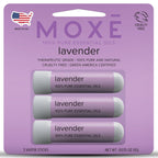 MOXE Lavender Essential Oil Nasal Inhaler, Therapeutic No-Mess Aromatherapy, Relaxation, Naturally Calming, Before Sleep Routine